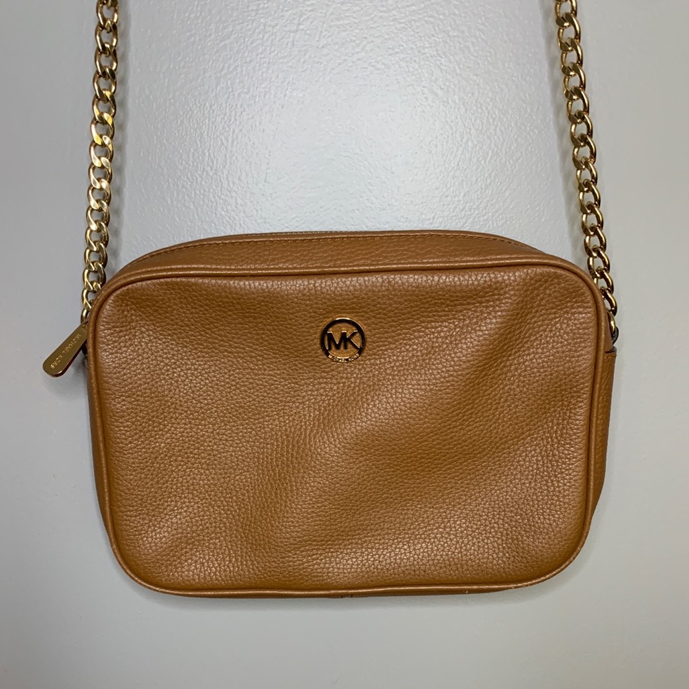 Authentic Brown Michael Kors Crossbody Purse